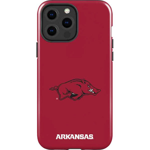 University of Arkansas-Fayetteville Razorbacks Red Logo iPhone 15 Pro Max Impact Case